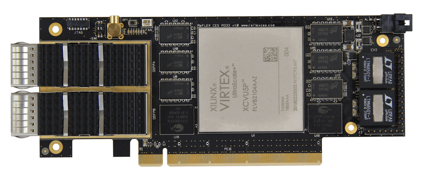 XpressVUP-LP9PT3 FPGA PCIe board - reflex ces